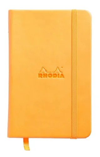 EXACOMPTA Einsteck-Fotoalbum Webnotebook A6 96 Blatt blanko 90g - Orange 118078C, Rhodia, Blöcke, Hefte und Notizbücher