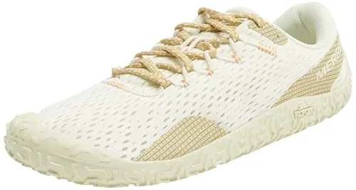 Merrell Damen Vapor Glove 6 Schuhe - Gelb, Größe 39 - Laufschuhe für Damen, extrem leicht und mit dünner Profilsohle für direkten Bodenkontakt auf leichten Trails.