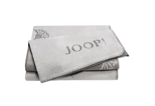 Joop! Wohndecken Faded Cornflower 150x200 cm in grau von JOOP!