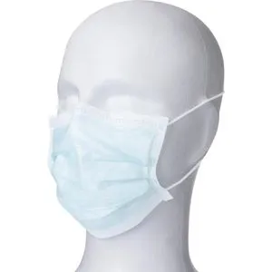 Franz-Mensch Mundschutz OP-Masken Typ II R, 3-lagig, PP-Vlies, Gummibänder, blau, 50 Stück