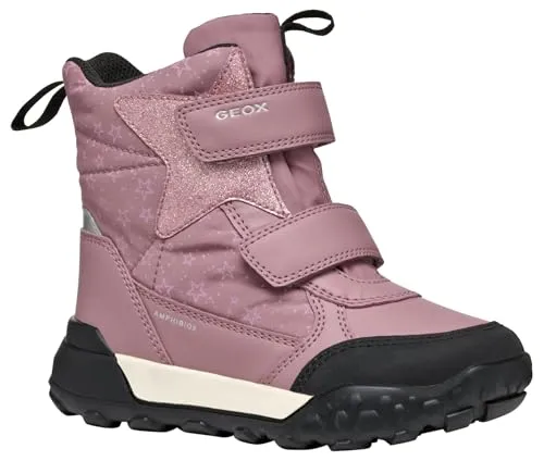 Geox J TREKKYUP Girl B AB Snow Boot - DK PINK, 38 EU - Wanderschuhe mit hervorragender Dämpfungswirkung, bieten Schutz und absorbieren Stöße. Leicht und einfach anzubringen, ideal für Abenteuer im Freien.