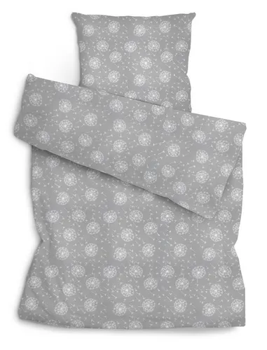 Amilian Bettwäsche Set 135x200 cm + 80x80 cm - 2-teilig, 100 % Baumwolle, 2 teilig, mit Hotelverschluss - für Erwachsene und Jugendliche