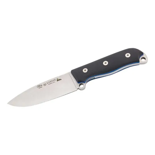 Nieto Jagdmesser Lucus 110112, schwarz mit Lederscheide von Nieto