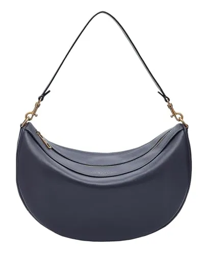 Liebeskind Berlin Women's M Hobo M, Taro - Stilvolle Damen-Schultertasche - Hochwertige Leder-Schultertasche mit Reißverschluss, ideal für den Alltag und verleiht jedem Outfit einen eleganten Touch.