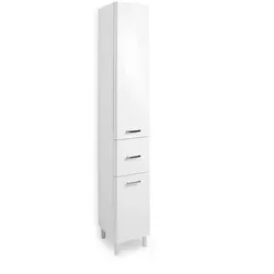 Hochschrank pelipal Piolo - 30 cm, weiß - Badezimmerschrank mit flexibler Montage, viel Stauraum und feuchtigkeitsbeständiger Melaminbeschichtung. Ideal für kleine Räume!