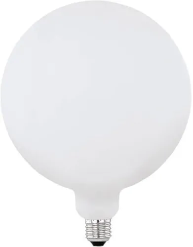 EGLO E27 LED Lampe dimmbar - Globe Big Size, 4,5 Watt - Energiesparlampe mit 25000 Stunden Lebensdauer, dimmbar und ideal für entspannende Räume; sorgt für 360° Ausleuchtung ohne Schattenbildung.