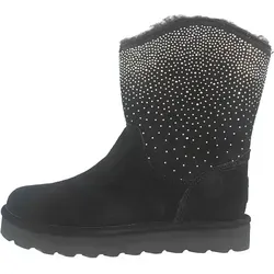 Bearpaw GLAM PLATFORM LO Stiefeletten in Übergrößen Schwarz 3118W 011 große Damenschuhe - Schwarz - 42
