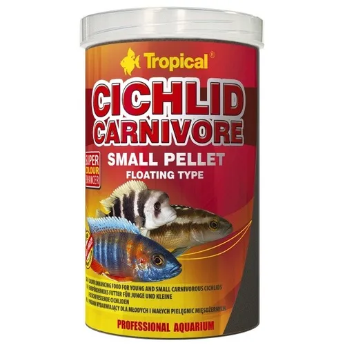 Tropical Cichlid Carnivore Small Pellet - 1 Liter von Tropical