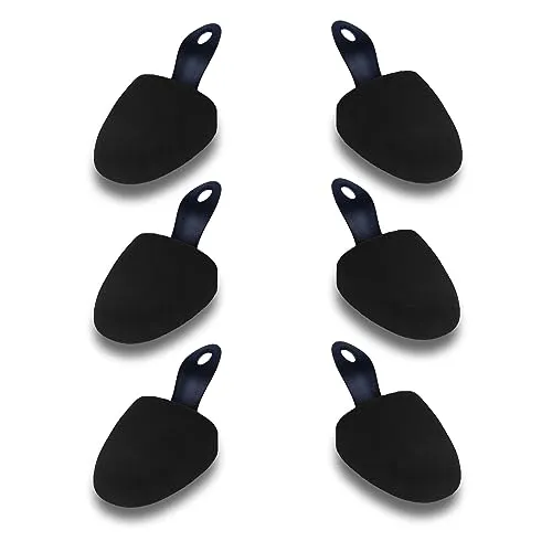 MTS care LISA Basic Velours Rund Größe 37-41 in schwarz von MTS care