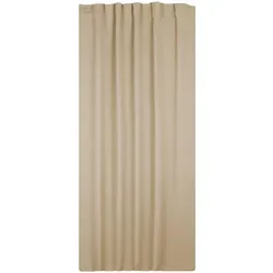 TiborTex Verdunkelungsvorhang, Sand, Textil, Uni, Rechteckig, 140x145 cm, Wohntextilien, Gardinen & Vorhänge, Verdunkelungsvorhänge