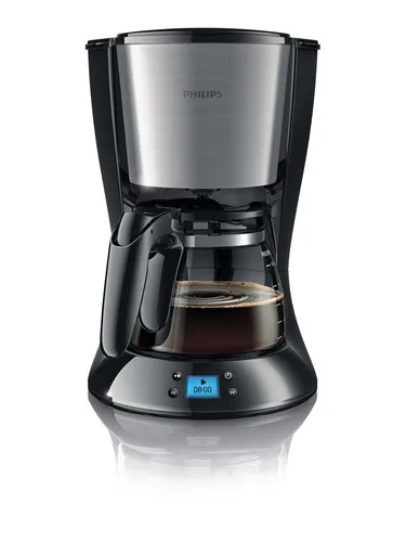 Philips HD 7459/20 New Daily - 1.000 W Filterkaffeemaschine, 1,2 l Tank für 10-15 Tassen, integrierter Timer und Tropf-Stopp-Funktion