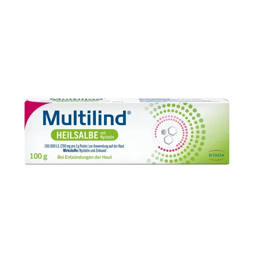 Multilind Heilsalbe mit Nystatin und Zinkoxid 100 g
