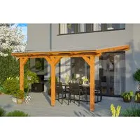 Terrassenüberdachung SKAN HOLZ Bormio 434 x 350 cm von SKAN HOLZ