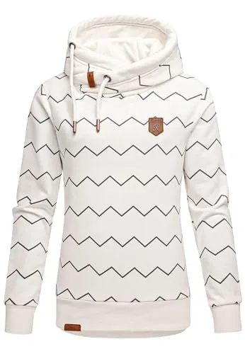 REPUBLIX Damen Print Kapuzenpullover Hoodie RD-019 Weiß XS - Stylischer REPUBLIX Damen Kapuzenpullover in Weiß. Ideal für lässige Looks und gemütliche Tage. Hochwertiger Stoff sorgt für angenehmen Tragekomfort.