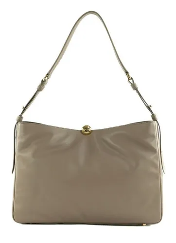 Furla Sfera Soft Schultertasche L aus Leder 37 cm in Grau von Furla