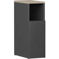 Vicco Nachttisch Enton Anthrazit/Sonoma 20 x 60 mit 1 Tür in grau von Vicco