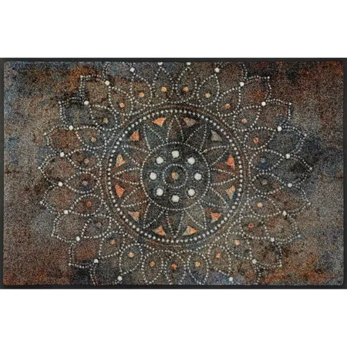 Wash+Dry Fußmatte Madhana 60 x 85 cm - Moderne Fußmatte für Innen & Außen, waschmaschinengeeignet und geometrisches Design, ideal für Flur und Terrasse.