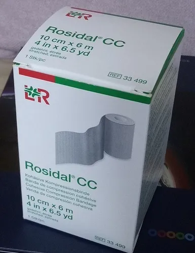 ROSIDAL CC Kohäsive Kompressionsbinde 10 cm x 6 m
