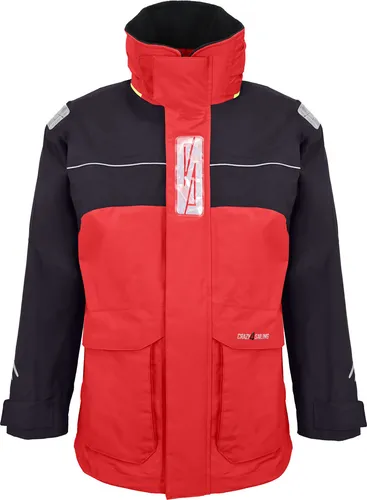 crazy4sailing Unisex Segeljacke Bergen II - Offshore Funktionsjacke - Funktionsjacke mit hoher Wasserdichtigkeit (15.000 mm) und Atmungsaktivität (5.000 g/m²/24h) für optimale Performance auf dem Wasser. Ergonomischer Schnitt und zahlreiche Taschen bieten zusätzlichen Komfort.