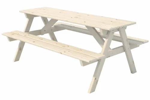 Kinderpicknicktisch EcoLine XL 117x88x50 cm - Sitzbänke & Hocker aus hochwertigem Holz, ideal für Kinder zum Spielen und Essen im Freien – umweltfreundlich und robust.