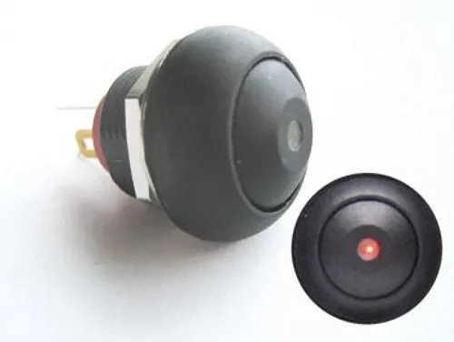 Drucktaster Taster R1396R mit roter LED Beleuchtung