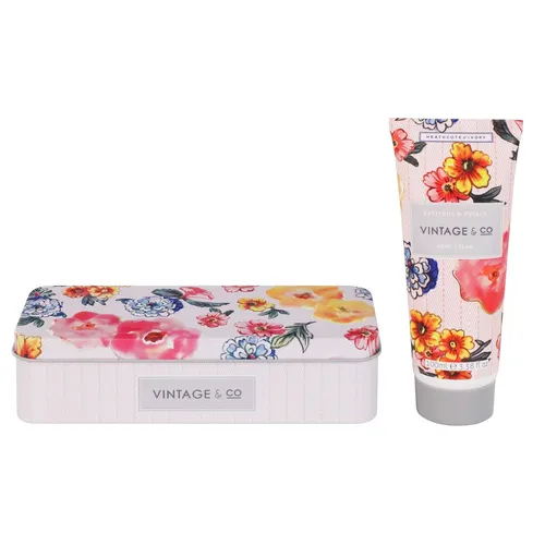 Heathcote & Ivory Patterns & Petals - Handcreme in der Blech Dose 100 ml Tube