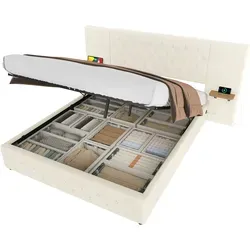 OKWISH Schlafsofa Holzbett mit Schubladen von OKWISH