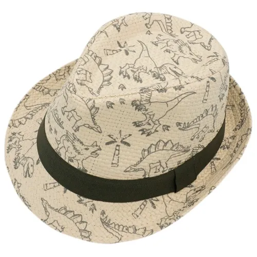 maximo Kid's Mini Boy Trilby Dino Hut 47 cm Beige von Maximo