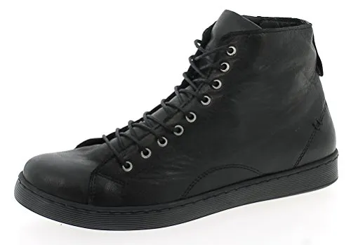 Andrea Conti Damen High Top Sneaker, schwarz, 40 EU von Andrea Conti