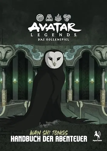 Avatar Legends - Das Rollenspiel: Wan Shi Tongs Handbuch der Abenteuer (Hardcover) - Rollenspielbuch für Fans von Avatar, bietet spannende Abenteuer und tiefgehende Einblicke in die Welt der Avatar-Reihe.
