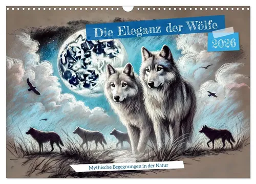 Die Eleganz der Wölfe von CALVENDO
