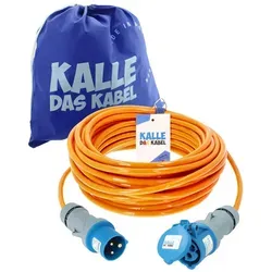 KALLE DAS KABEL CEE PUR Verlängerungskabel 30m in blau von KALLE DAS KABEL