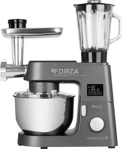 ECG Küchenmaschine 1500 W, 6,5 l Schüssel