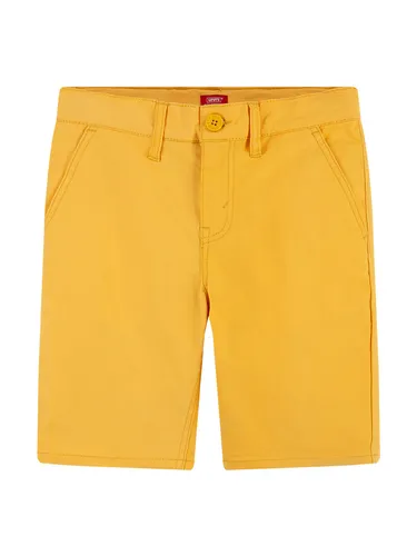 Levi's Kids Gelbe Shorts, Größe 176 - Kindershorts von Levi's Kids in leuchtendem Gelb, ideal für den Sommer. Bequem und stylish mit Knopf- und Reißverschluss sowie Gürtelschlaufen.