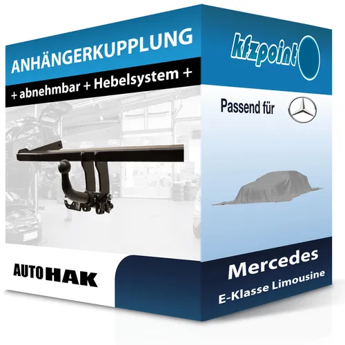 Abnehmbare Auto Hak Anhängerkupplung für Mercedes E-Klasse Cabriolet 93-98