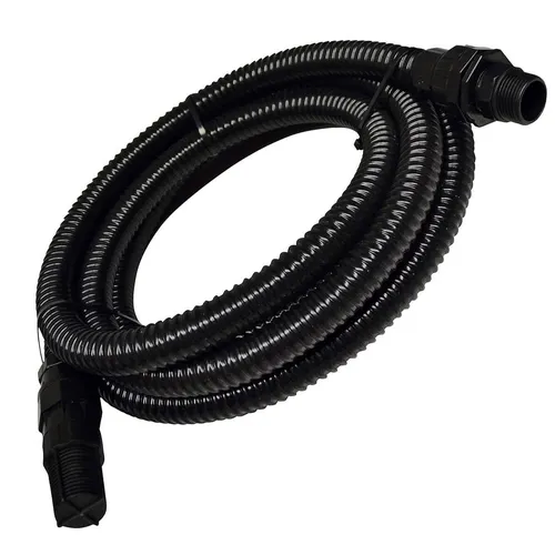 GÜDE Saugschlauch GSS 4 Meter - Flexibler Ansaugschlauch mit Ventil - Gartenschläuche mit 22 mm Durchmesser, ideal für effektives Wasserpumpen bis 40 °C. Perfekt für Gartenbewässerung und Pools.