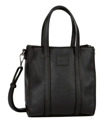 Gabor Umhängetasche Zip Tote Bag, Black - Umhängetasche aus 100% Polyurethan, mit stufenlos verstellbarem Schulterriemen und praktischem Zipper-Verschluss, ideal für den täglichen Gebrauch.