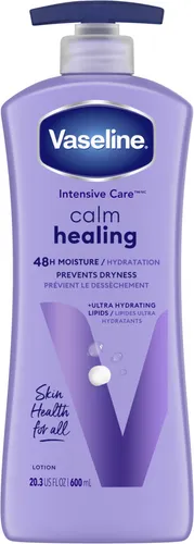 Vaseline | Calm Healing 600ml - Körperlotion, Lavendel, Feuchtigkeitsspendende Lotion, Körperöl