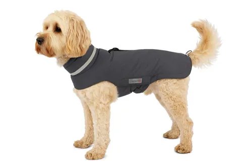 Wolters Hundebekleidung Outdoorjacke Modern Classic anthrazit - Stylische Outdoorjacke für Hunde in anthrazit, ideal für alle Wetterbedingungen. Robustes Material und optimale Passform sorgen für hohen Tragekomfort.