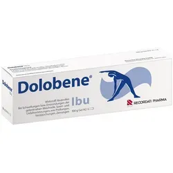 Dolobene Ibu 100 G - Schmerzlindern für Gelenke - Arzneimittel zur schmerzlindernden und entzündungshemmenden äußerlichen Anwendung bei Sport- und Unfallverletzungen wie Prellungen und Verstauchungen. Ideal für schnelle Linderung!