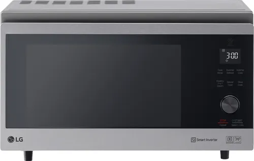 Produktbild LG MJ3965ACS Mikrowelle, Edelstahldekor, 1100 Watt, 39 l Volumen, 54 cm Breite, Umluft, Grillfunktion