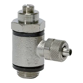 Riegler Drosselrückschlagventil, Zuluftdr. Schnellverschr. G 1/8, 8/6