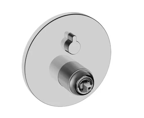 Hansa Varox Pro Emb. Rundbatterie B/D ohne Griff chrom - Armaturen mit modernem Design, ideal für elegante Badezimmer und einfach zu installieren.