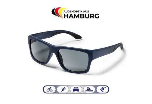 EyeAm Sonnenbrille 1000 - Polarisierte Sportbrille - Sportbrillen mit schwimmfähiger Konstruktion und UV400 Schutz. Ideal für Outdoor-Aktivitäten wie Surfen und Angeln, bietet klare Sicht und hohen Tragekomfort.