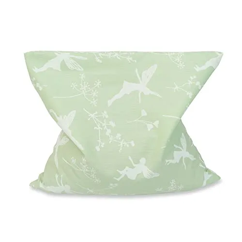 GRÜNSPECHT Bio-Rapssamen-Kissen 19x19cm, Wärmekissen für Nacken, Bauch & Rücken, Bezug aus 100% Baumwolle (kbA), für Mikrowelle & Backofen, Elfen grün (611-V1)