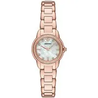 Emporio Armani Damenuhr AR11671 Edelstahl - Armbanduhren für Damen, elegante roségoldene Edelstahl-Damenuhr mit zeitlosem Design und hochwertiger Verarbeitung.