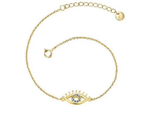 Glanzstücke München Gliederarmband GSM1003 mit Zirkonia - Elegantes Gliederarmband aus 925er Sterlingsilber, verziert mit Zirkonia. Das