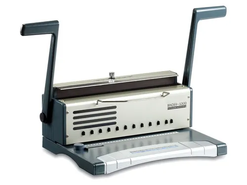 r&b WireBind S300 Drahtbindegerät - Bindegerät für 34 Ringe (3:1 Teilung), ideal für professionelle Dokumentenbindung und Präsentationen.