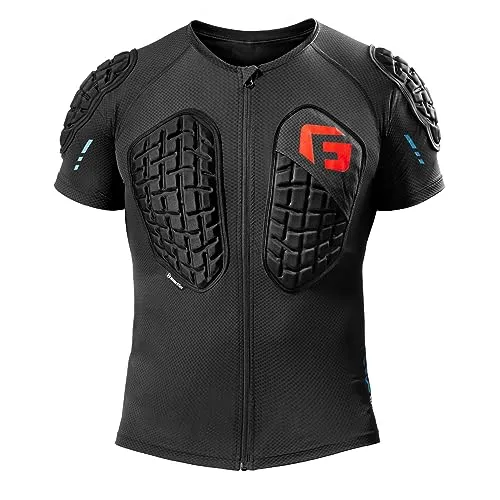 G-Form MX360 Impact Shirt XL, Schwarz - Radsport-Trikots & -Shirts für Herren mit SmartFlex Stretch-Polsterung für optimalen Schutz bei Stürzen und Schutt sowie atmungsaktivem Mesh-Gewebe für hohen Komfort und Leistung.