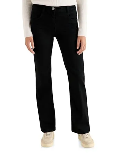 CECIL Bootcut Jeans Black 29 in schwarz von CECIL